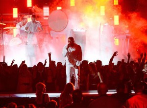 Kendrick Lamar с Imagine Dragons выступили на Grammy 2014 с треком Radioactive m.A.A.d City 7