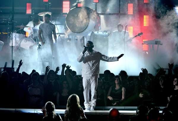 Kendrick Lamar с Imagine Dragons выступили на Grammy 2014 с треком Radioactive m.A.A.d City